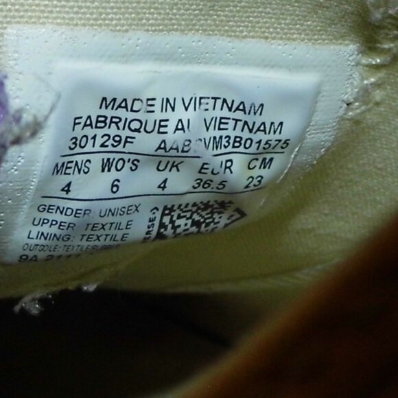 CONVERSE Chuck Taylor All Star OX Yellow Sneakers Womens Size 6 - Picture 7 of 7